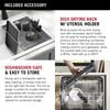 30&rdquo; Granite Composite Workstation Kitchen Sink Drop-In Top Mount Single Bowl with WorkFlow&trade; Ledge and Accessories in White